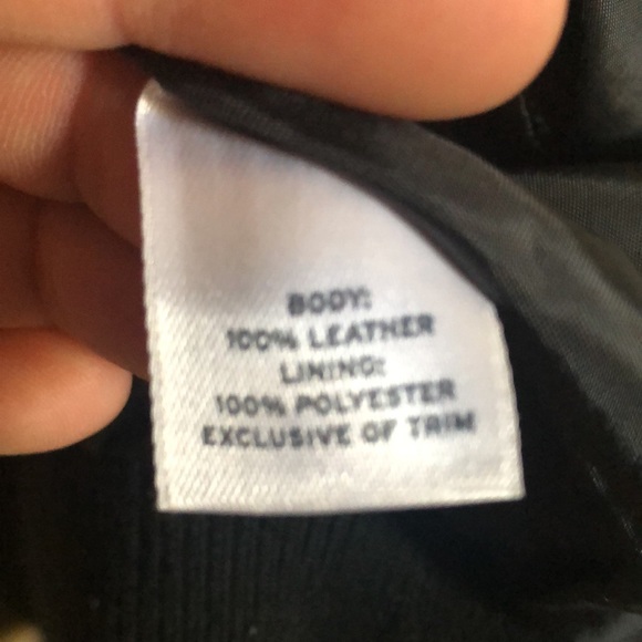 Halogen leather moto jacket NWOT - Picture 5 of 5